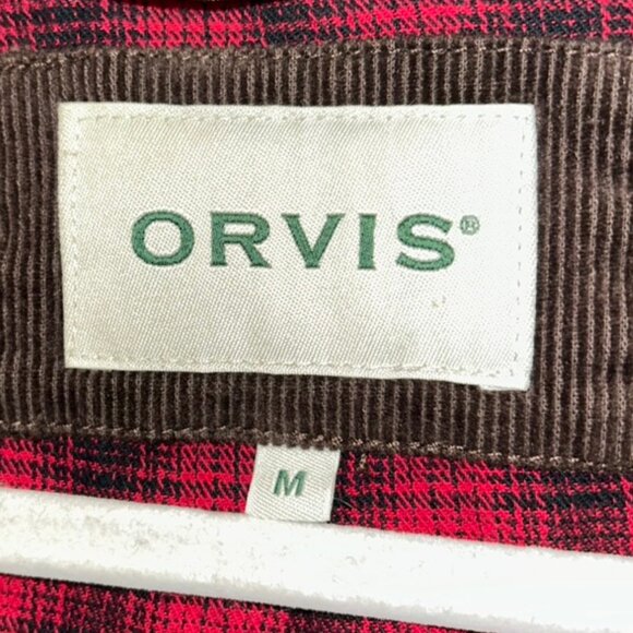 Orvis Tan Utility Jacket with Brown Collar - Picture 2 of 5